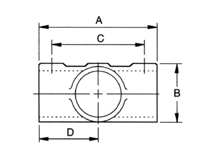 AIS 22&nbsp;TWO SOCKET CROSS